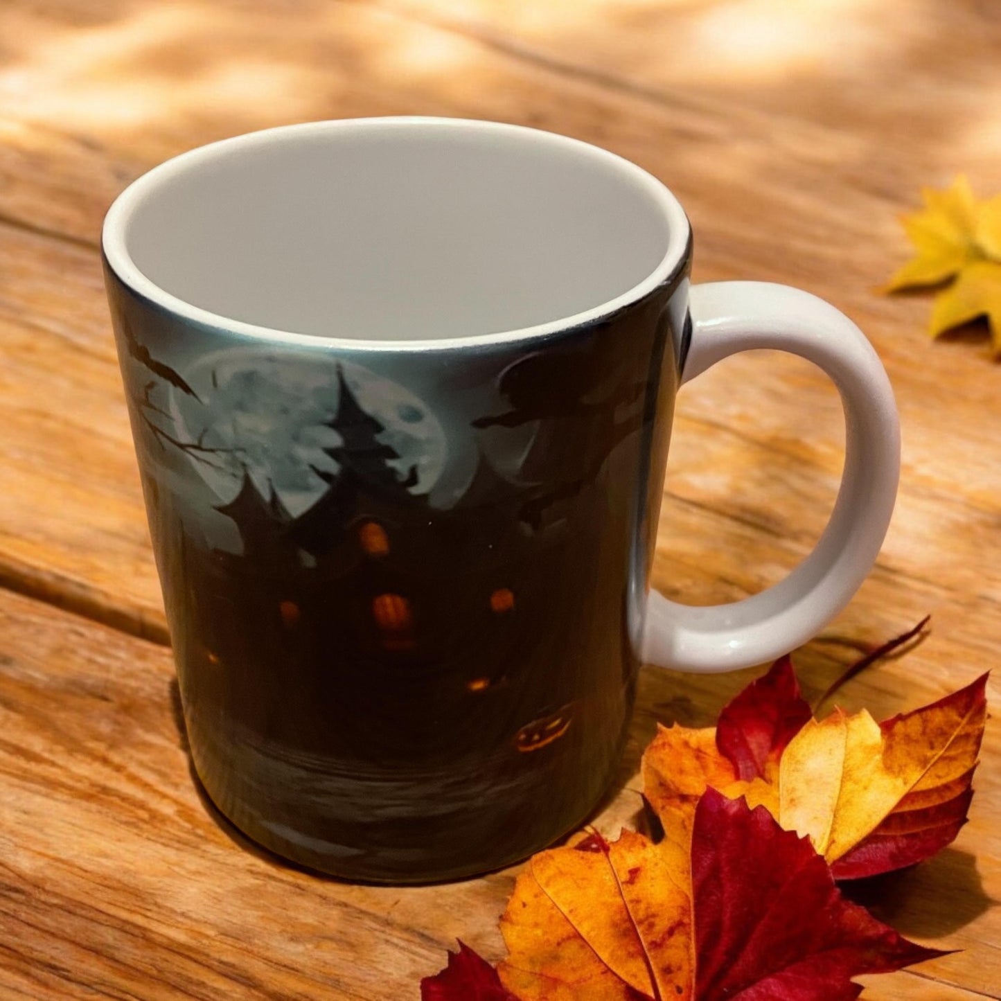 Halloween Ghost Castle mug